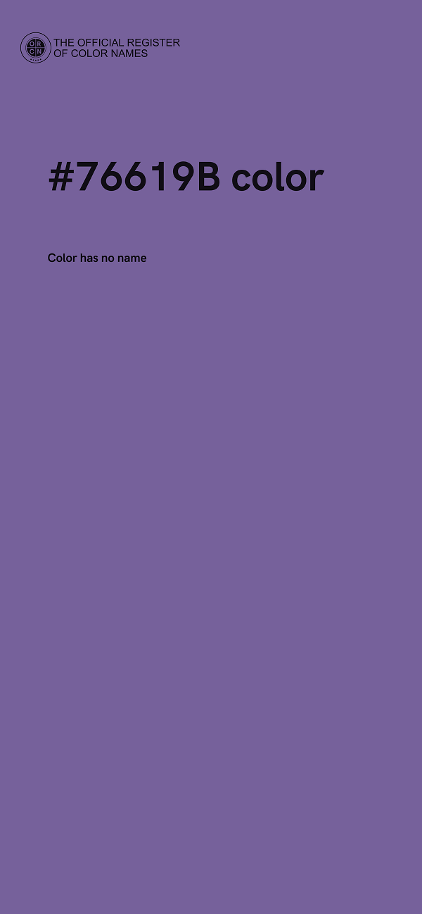 #76619B color image