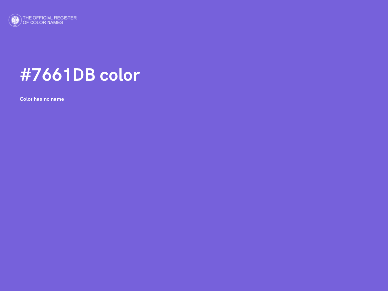 #7661DB color image