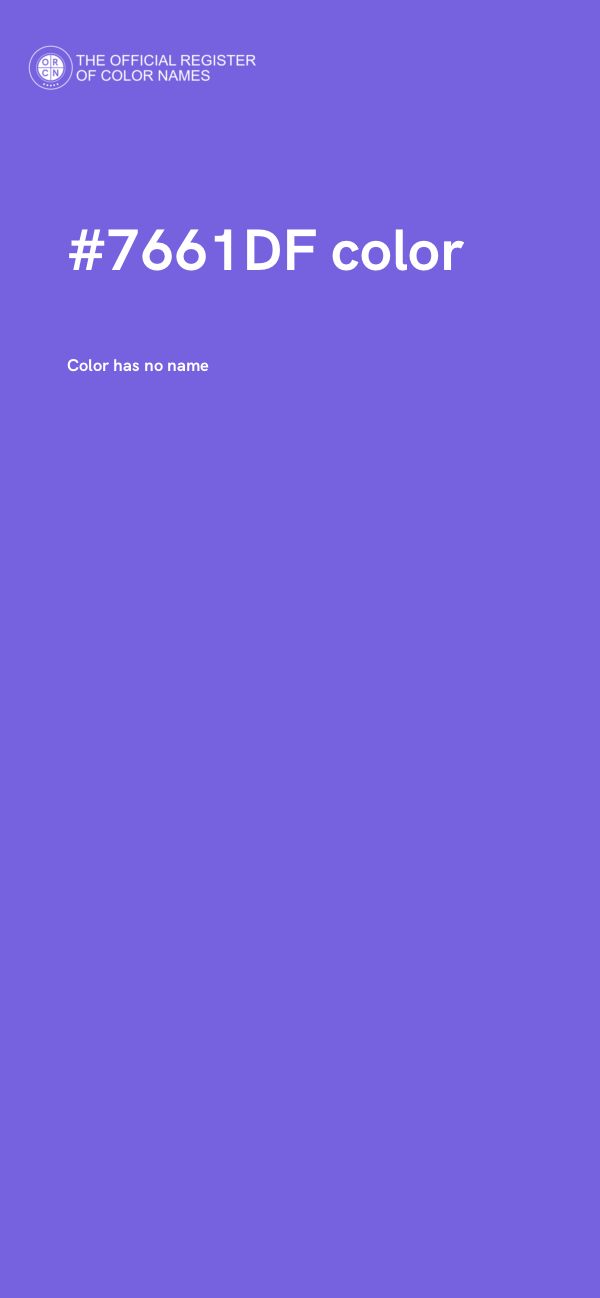 #7661DF color image