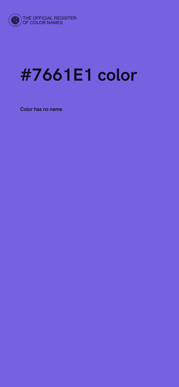 #7661E1 color image