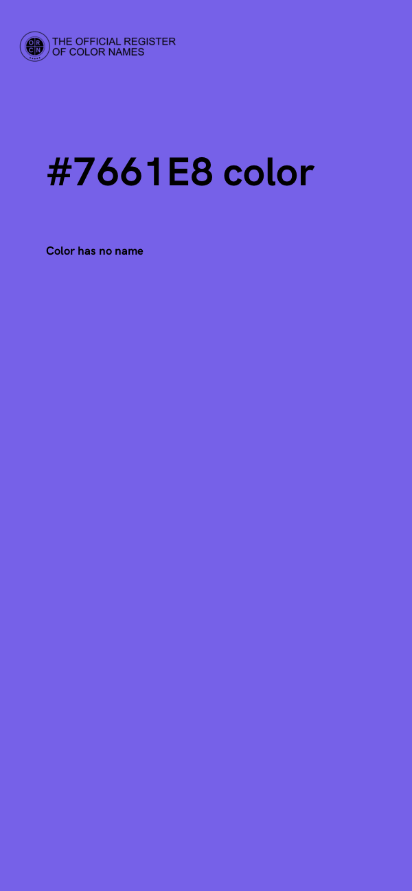 #7661E8 color image