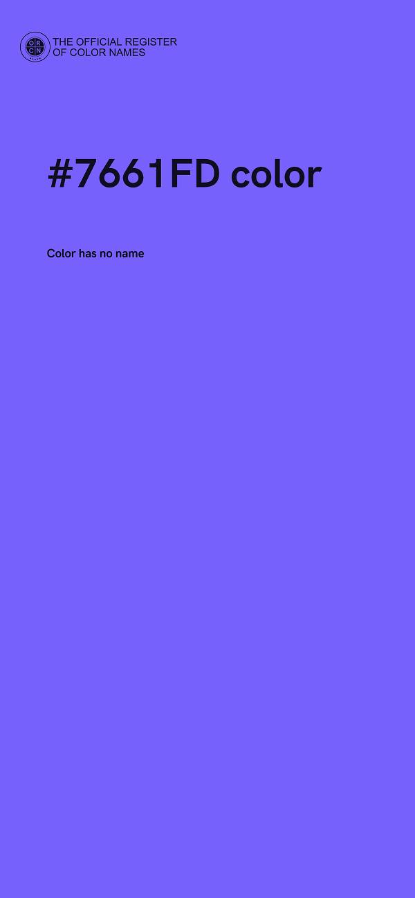 #7661FD color image