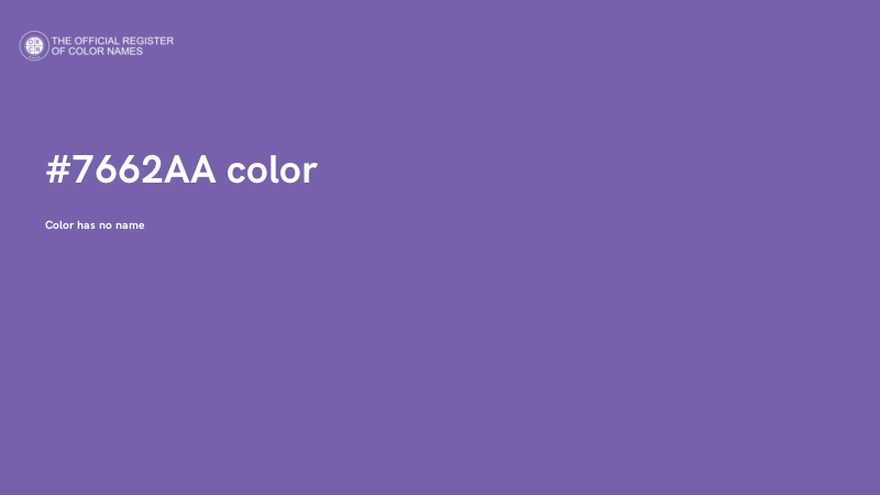 #7662AA color image