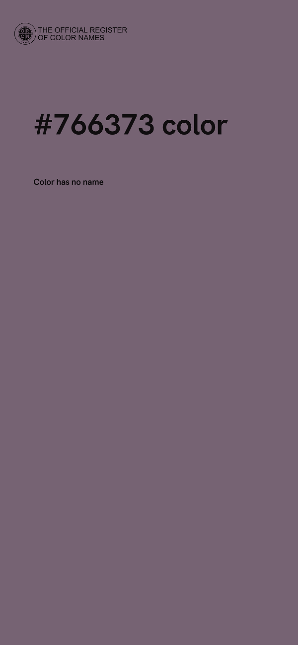 #766373 color image