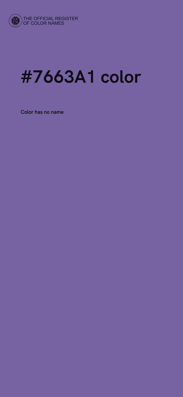 #7663A1 color image