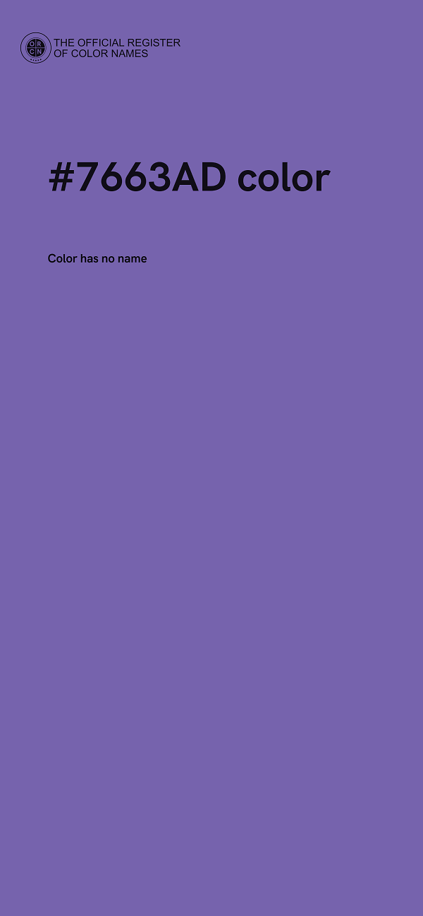#7663AD color image