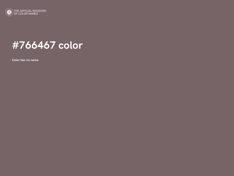 #766467 color image