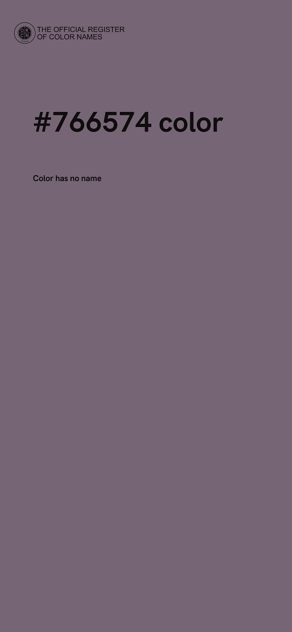 #766574 color image