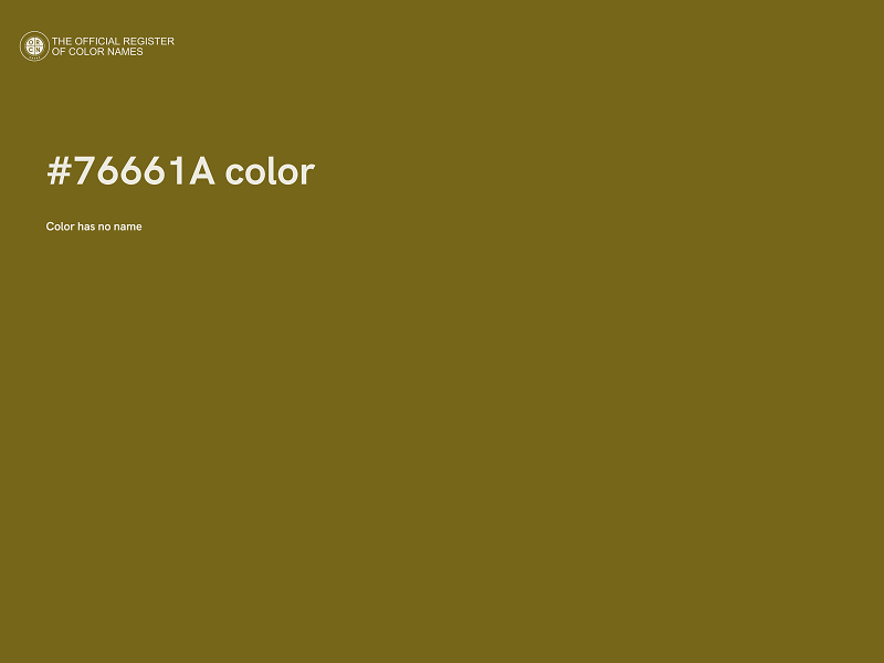 #76661A color image