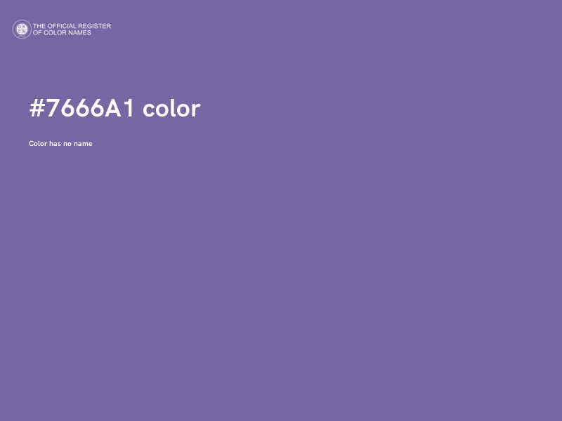 #7666A1 color image