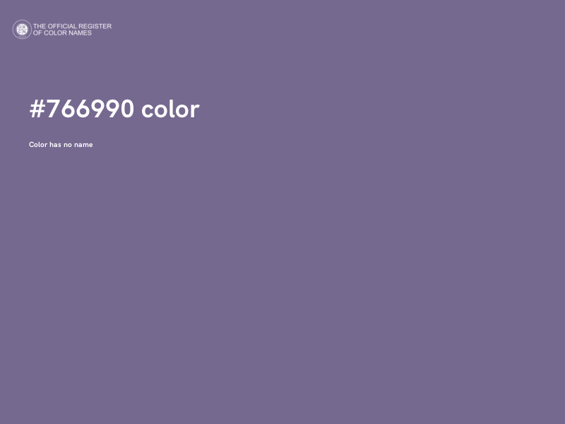 #766990 color image