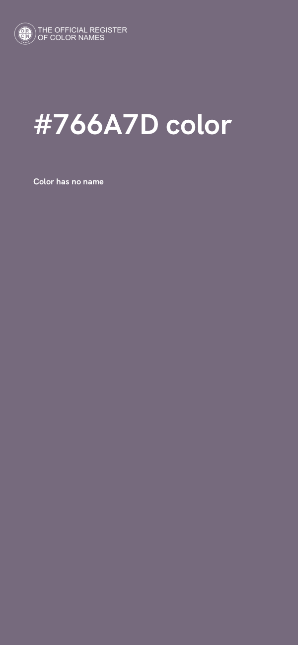 #766A7D color image