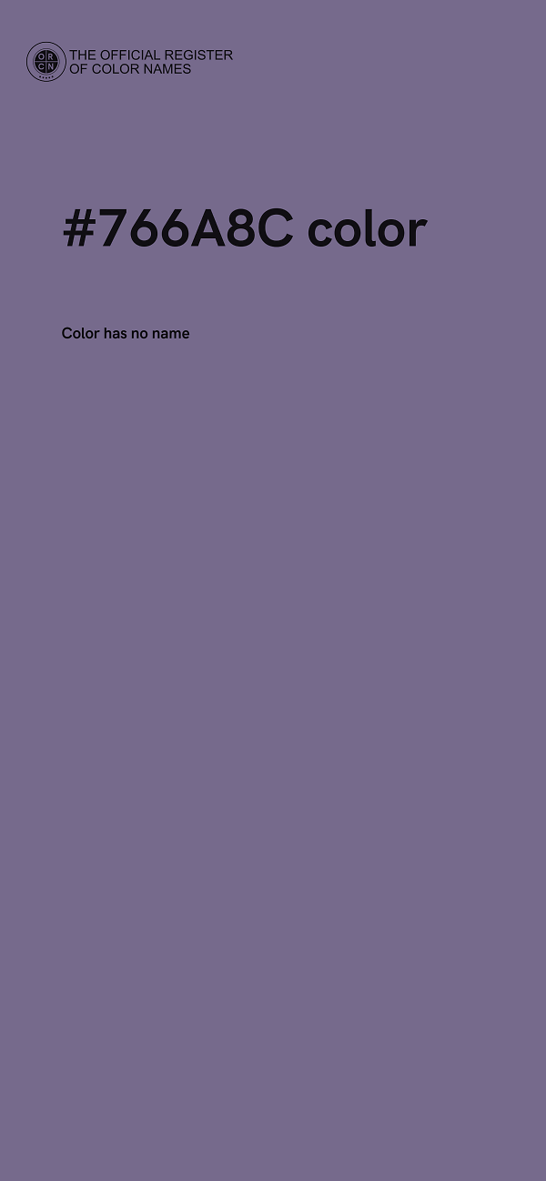#766A8C color image