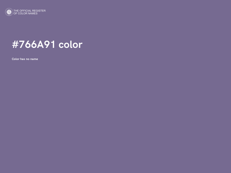#766A91 color image