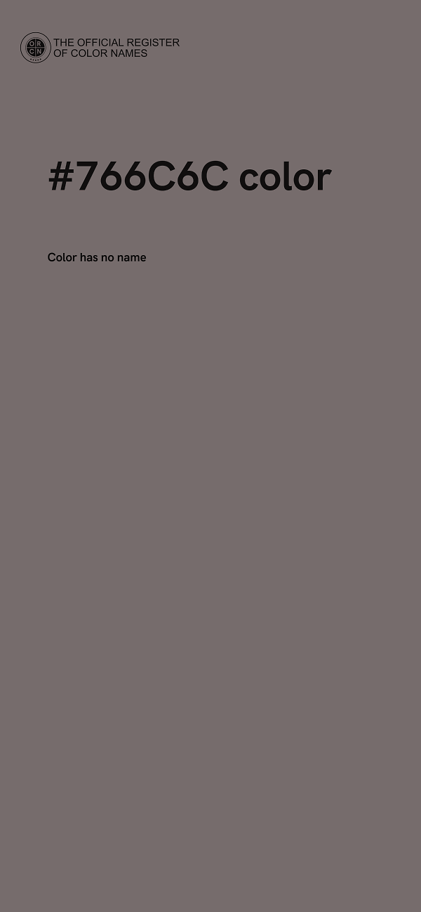 #766C6C color image