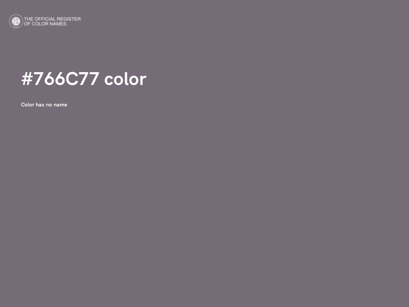 #766C77 color image