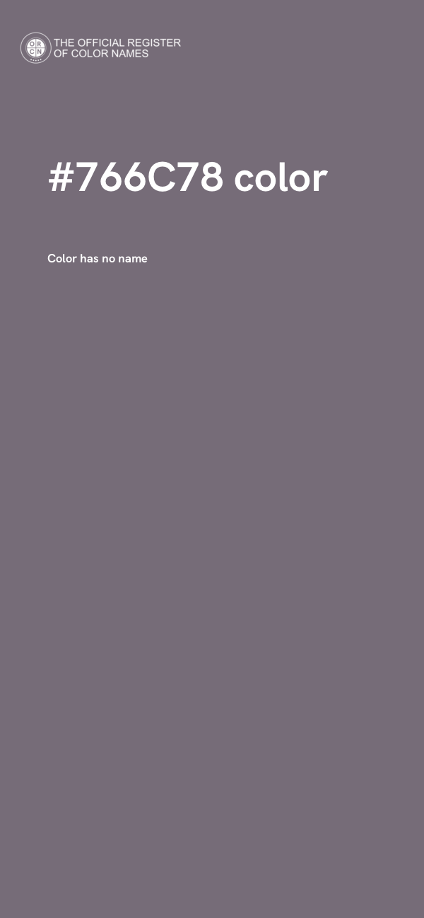#766C78 color image