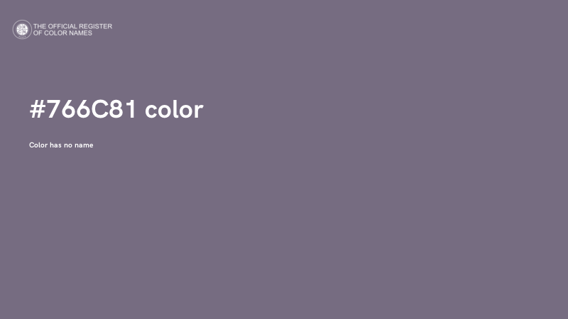 #766C81 color image