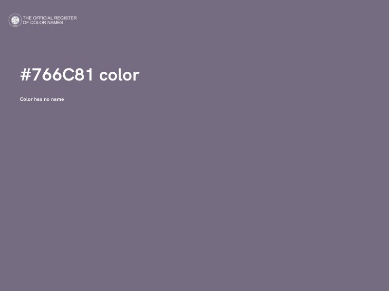 #766C81 color image