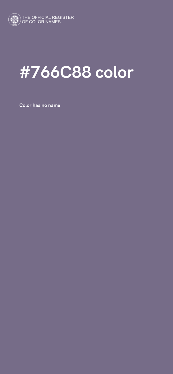 #766C88 color image