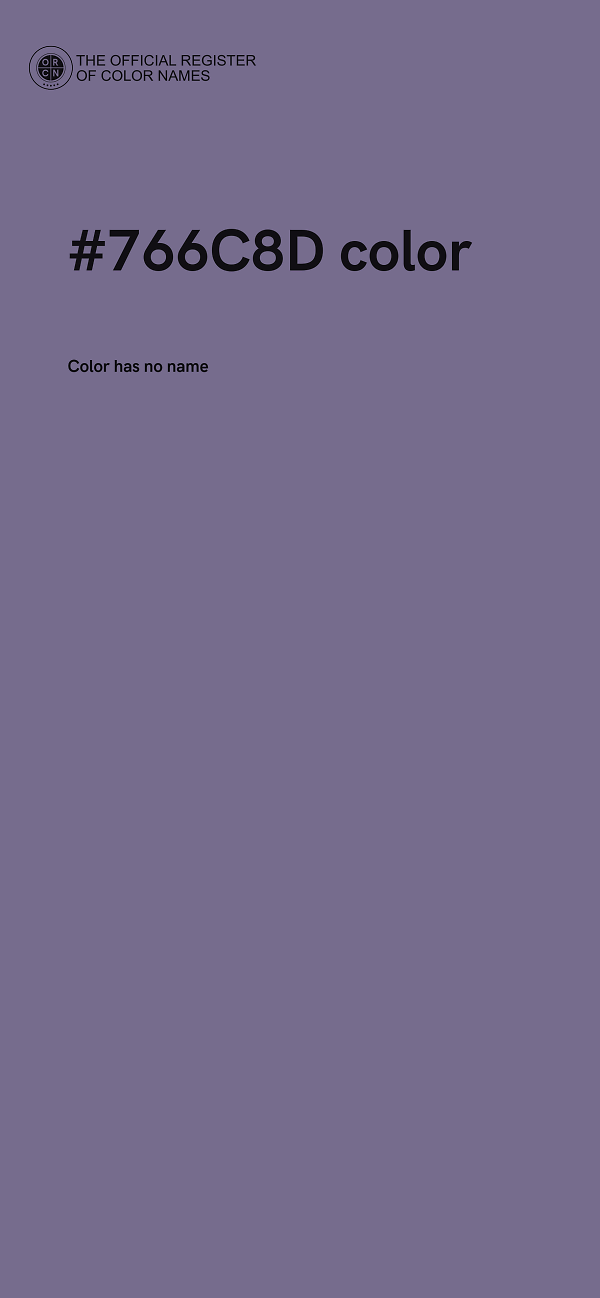 #766C8D color image
