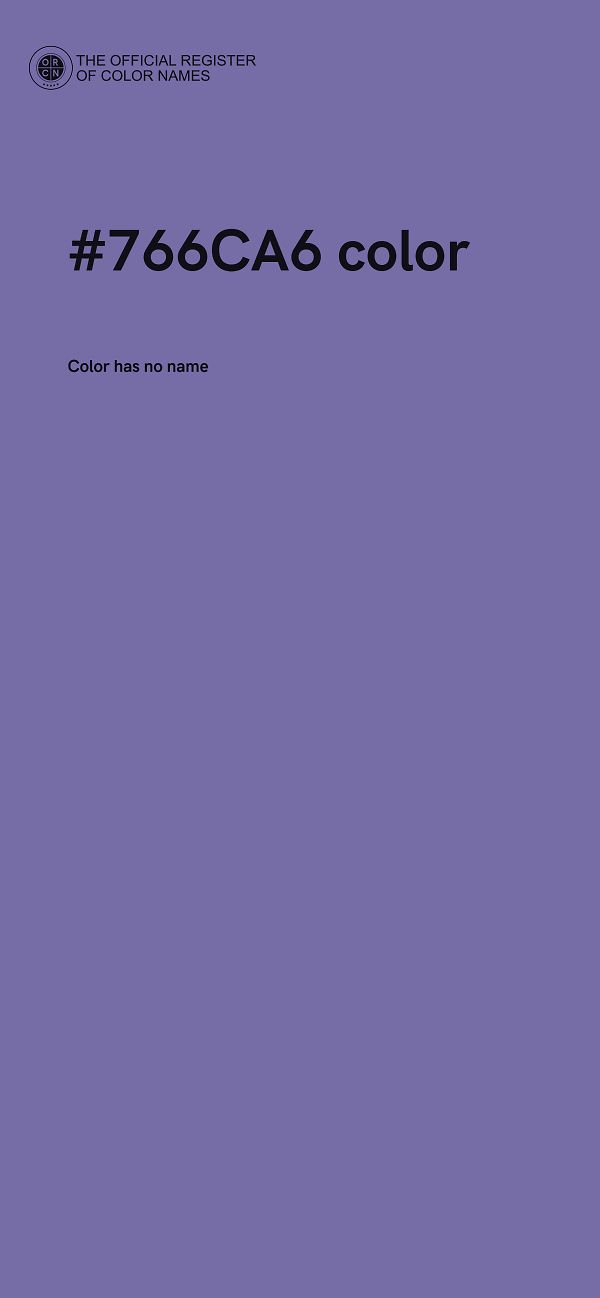 #766CA6 color image