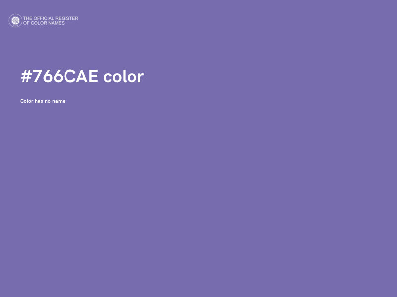 #766CAE color image