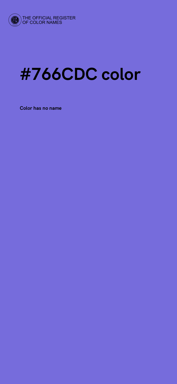 #766CDC color image