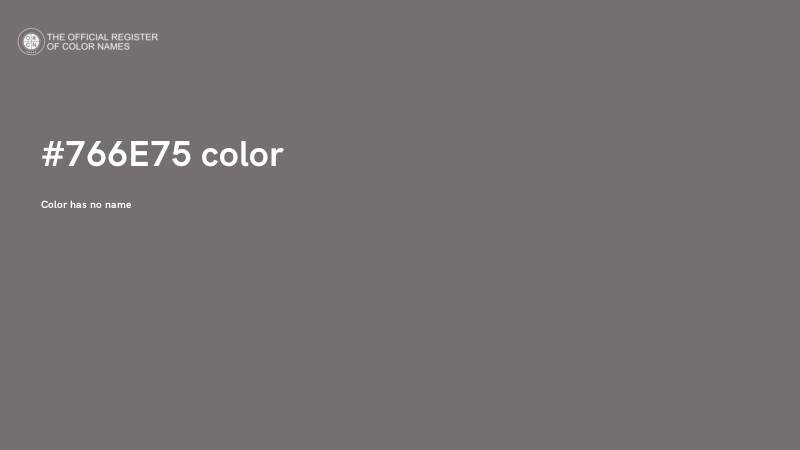 #766E75 color image