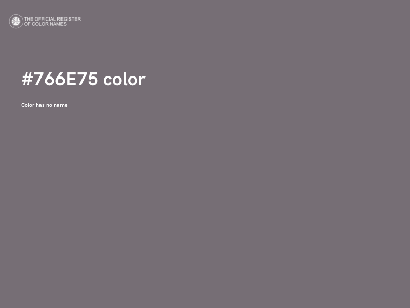 #766E75 color image
