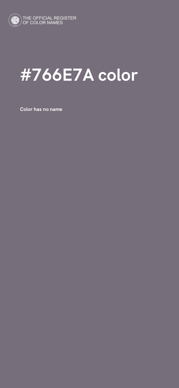 #766E7A color image