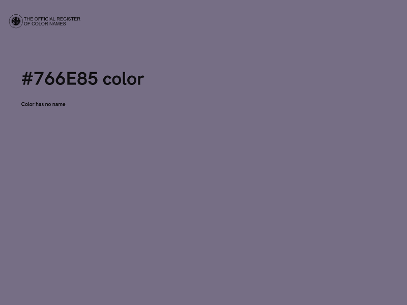 #766E85 color image