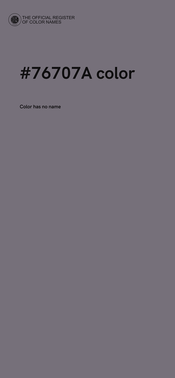 #76707A color image