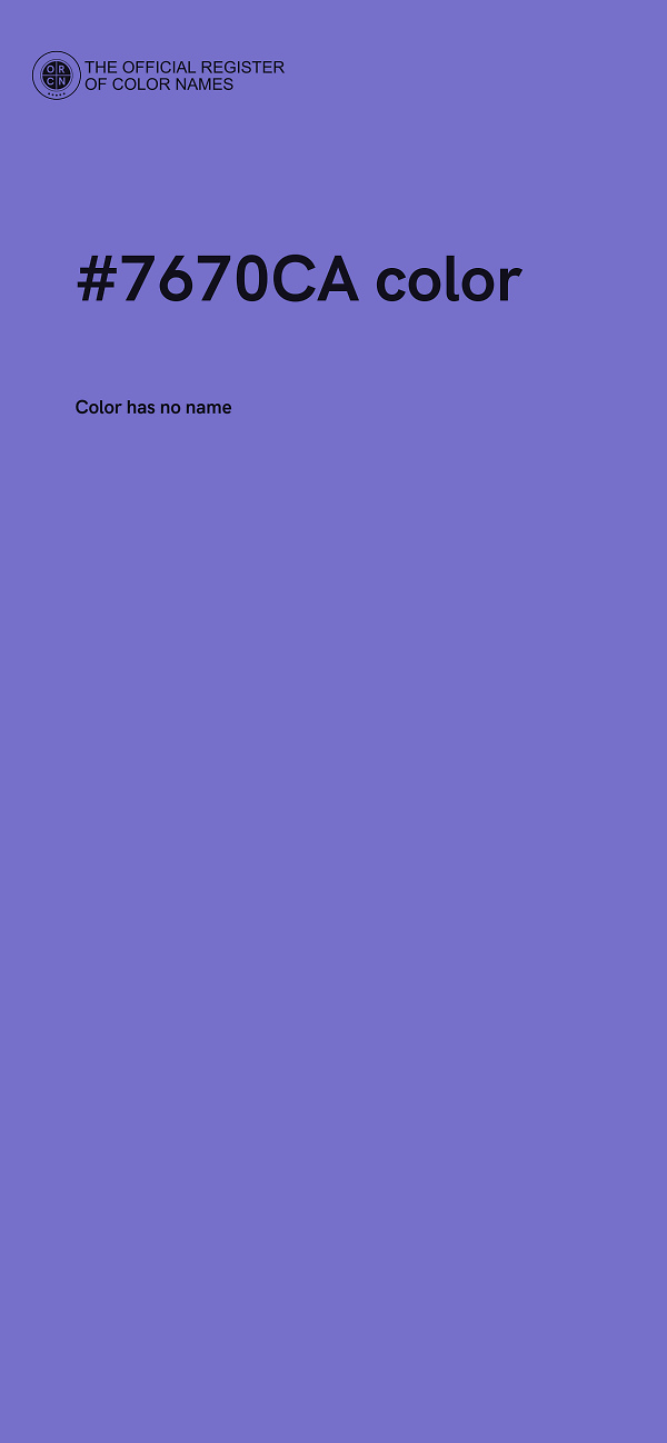 #7670CA color image