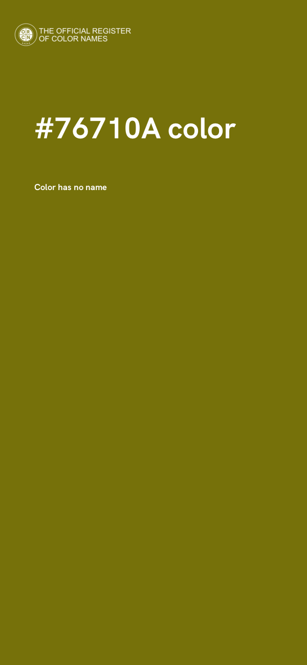#76710A color image