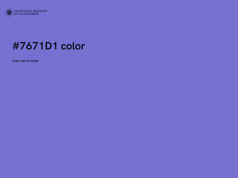 #7671D1 color image