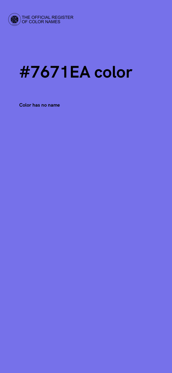 #7671EA color image