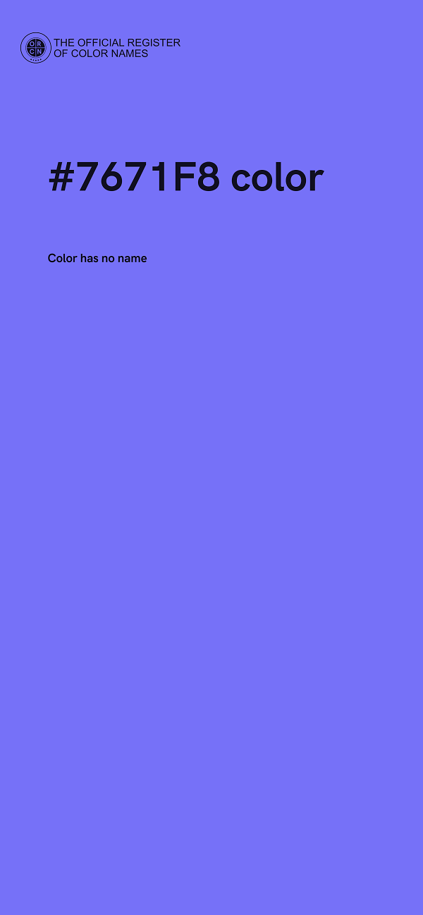 #7671F8 color image