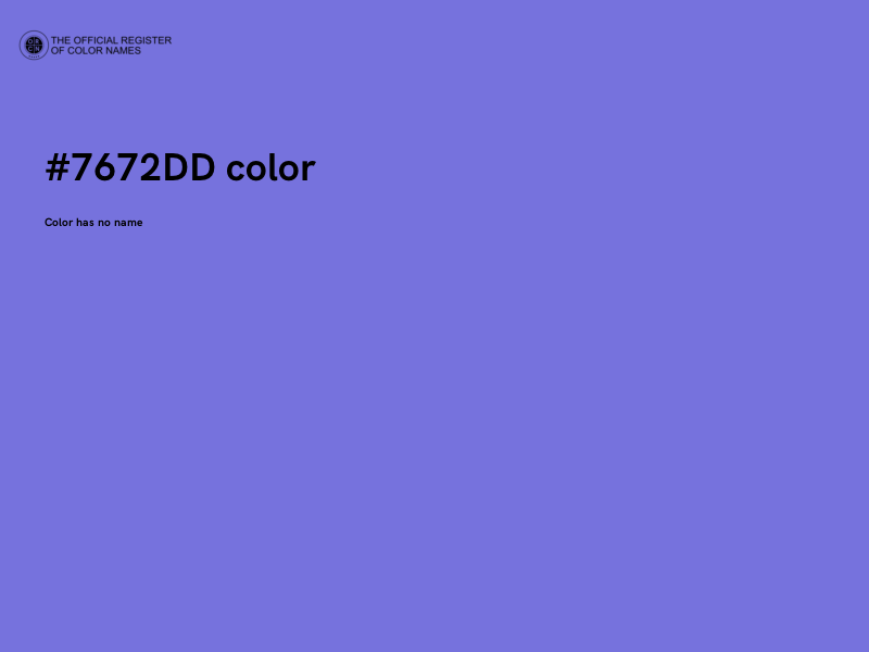#7672DD color image