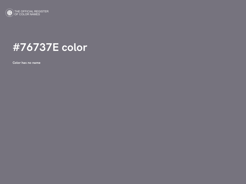 #76737E color image