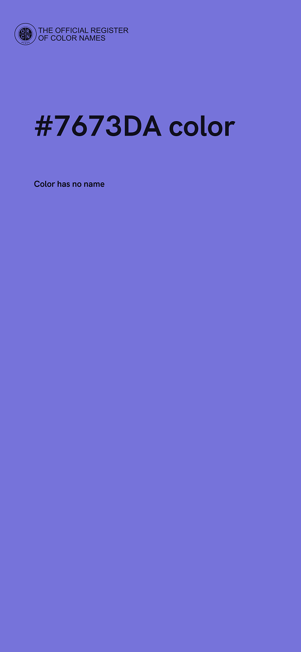 #7673DA color image