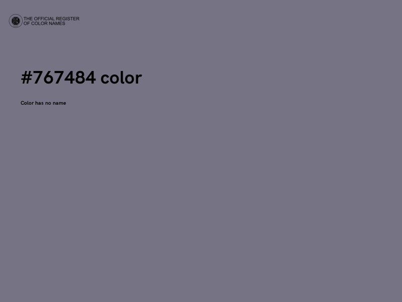 #767484 color image