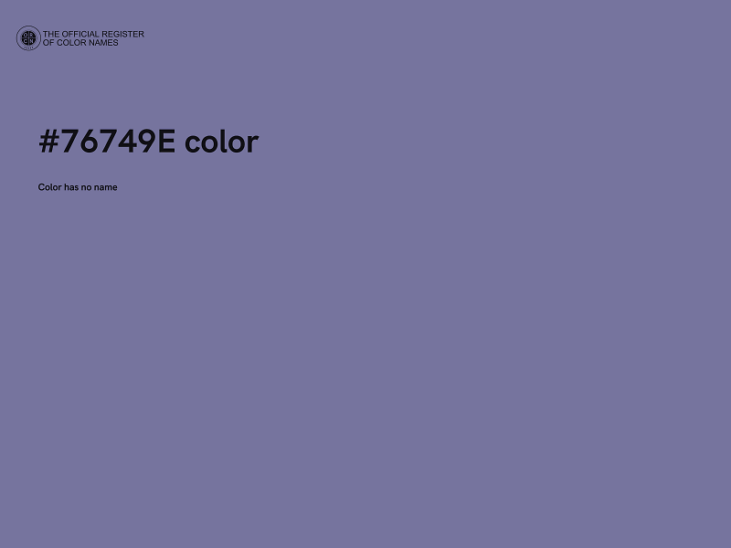 #76749E color image