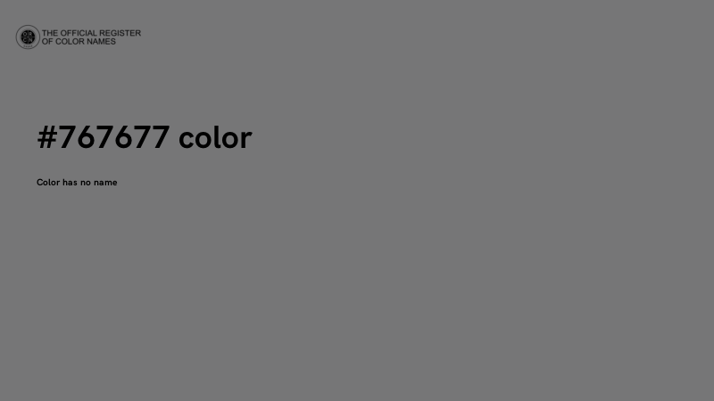 #767677 color image