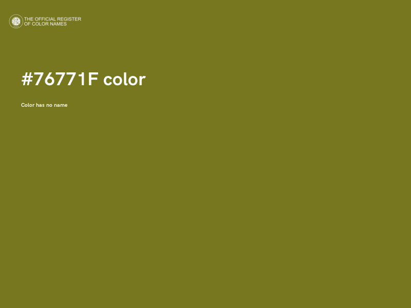 #76771F color image