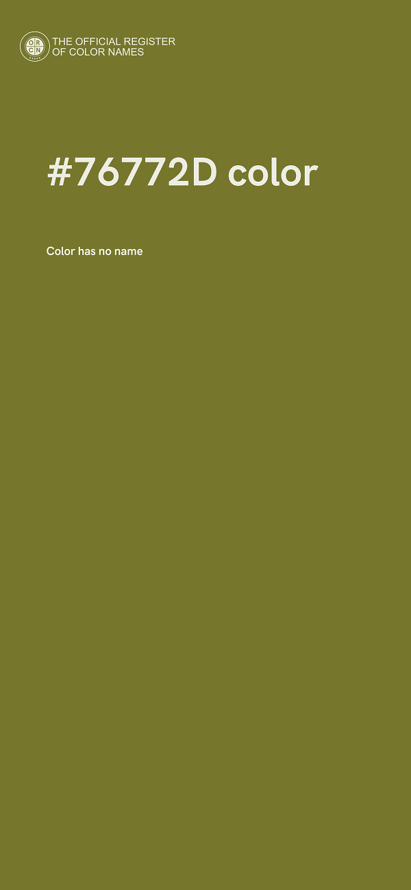 #76772D color image