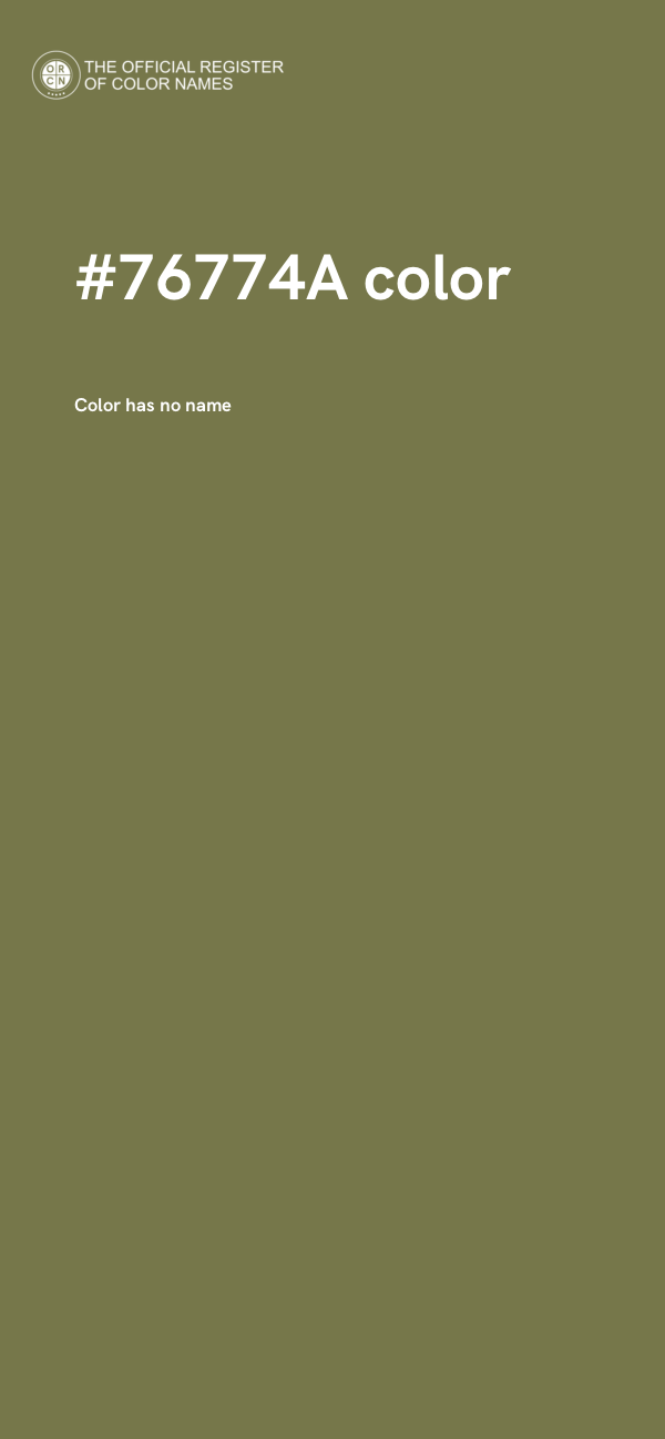 #76774A color image