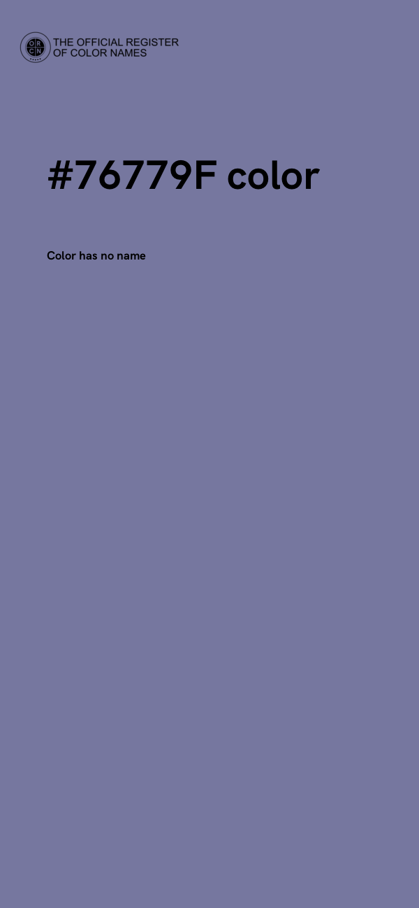 #76779F color image