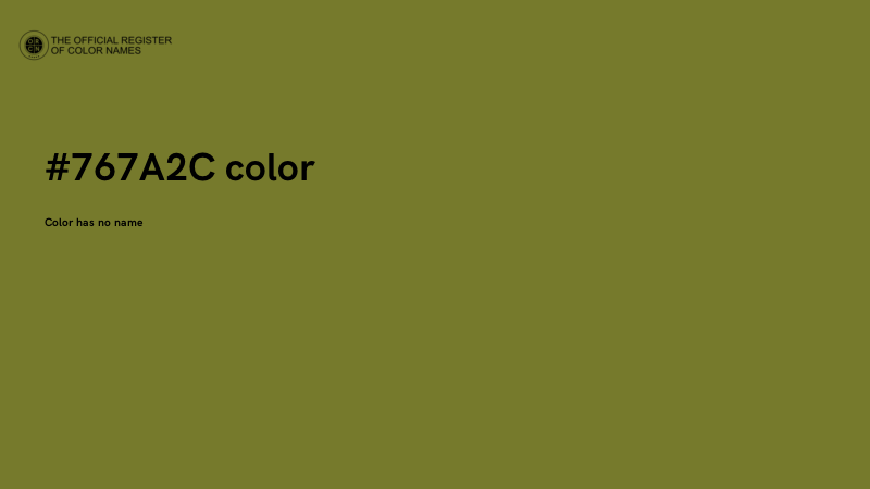 #767A2C color image