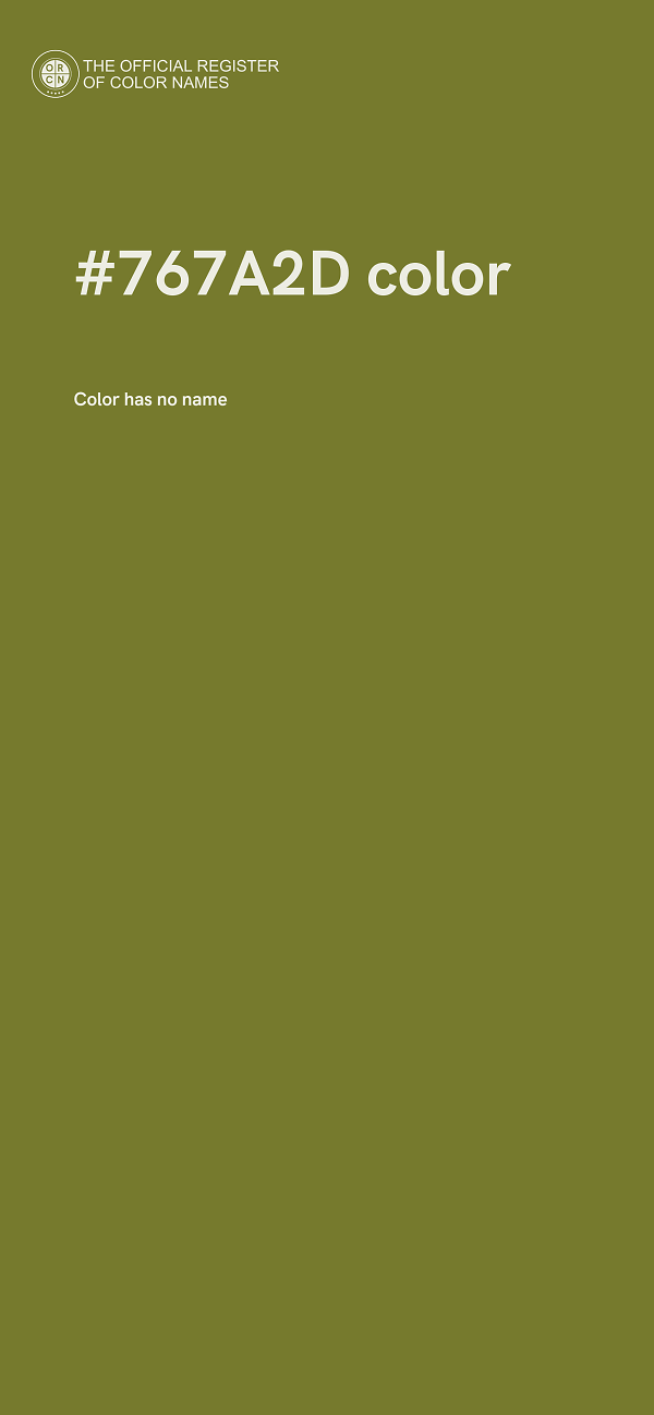 #767A2D color image